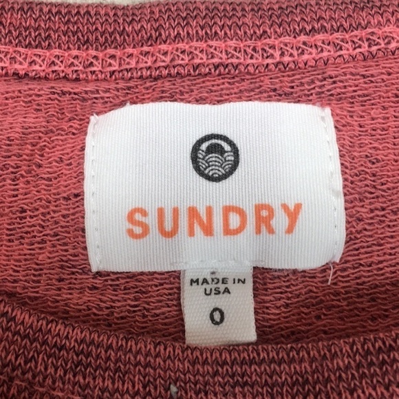 Sundry Amour patch Open Back Top - Picture 4 of 8